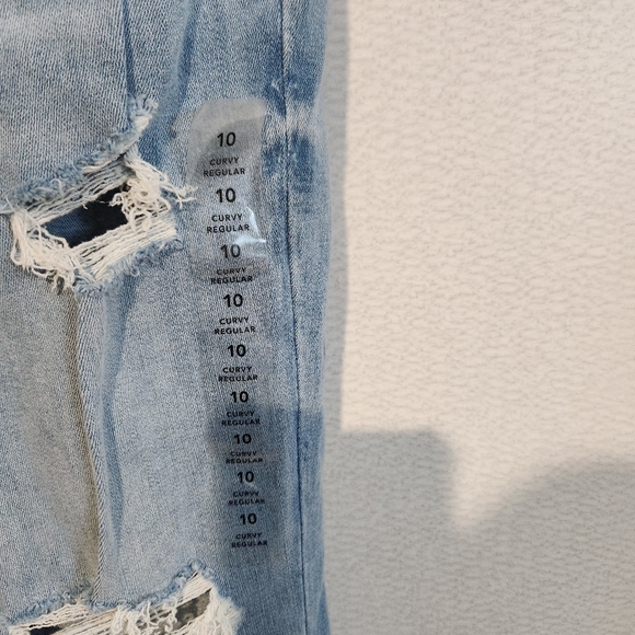 American Eagle Curvy Super High Rise Flare Jeans Womens Size 10 - Picture 4 of 7